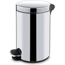 HENDI Runder Tretabfalleimer 20 l Silber