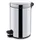 HENDI Runder Tretabfalleimer 20 l Silber