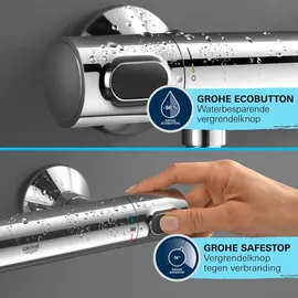 Grohe Precision Flow Duschthermostat Chrom 34800001