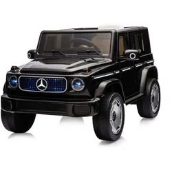Chipolino Kinderelektroauto Mercedes SUV EQG, Gurt, Stoßdämpfer, Fernbedienung schwarz