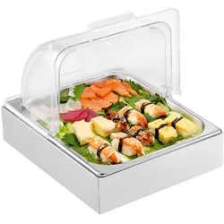 VEVOR Servierbehälter Gastronomie Buffet-Spender Serviertablett 1/2 Behälter