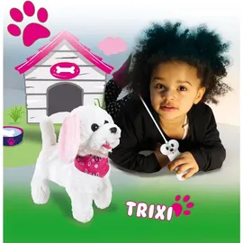 Jamara Trixi RC Plüschhund 22 cm Weiß/Rosa