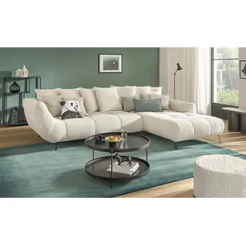 bobb Ecksofa Bellani III ¦ beige ¦ Maße (cm): B: 318 H: 90 T: 218.0