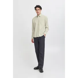 CASUAL FRIDAY Langarmhemd gestreift beige S