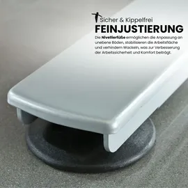 bümö Eckschreibtisch Weiß