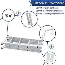 UISEBRT Gelenkleiter 6 Stufen