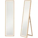 ComfortXL Standspiegel, Eiche, Glas, 40x160x5 cm, Spiegel, Standspiegel