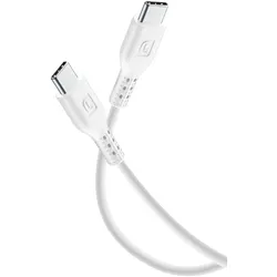 Cellularline Power Cable 60cm - USB-C to USB-C, 0,6 m, USB C, USB C, Weiß