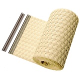 Haga HaGa® - Sichtschutz Sichtschutzstreifen Zaunblende aus PE-Rattan in beige