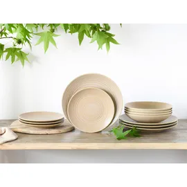 CreaTable Geschirrset, Lava Stone (12 Stück)