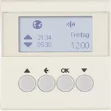 Berker Funk Jalousieschaltuhr Zeitschaltuhr weiß glänzend