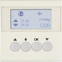 Berker Funk Jalousieschaltuhr Zeitschaltuhr weiß glänzend