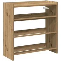 VidaXL Schuhregal Artisan-Eiche 60x25x62 cm Holzwerkstoff
