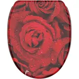 Sanilo WC-Sitz Rosen rot