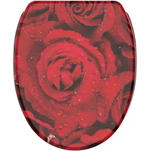 Sanilo WC-Sitz Rosen rot