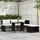 vidaXL Garten-Lounge-Set 4-tlg. braun