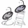 BabyGO Homey Set Babywippe inkl Family Kinderhochstuhl schwarz weiß