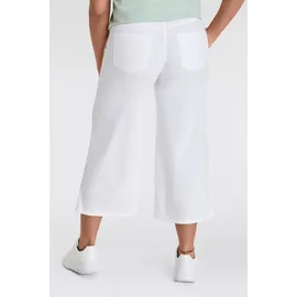 MAC Weite Jeans im Four-Pocket Style weiß 42