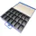 intertech handel-und vertriebs gmbh Sortimentskasten Stahlblech B330xT240xH50mm blau 18 Fächer