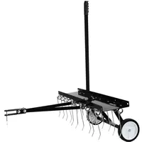 Helo Vertikutierer Rasenstriegel Rasenkamm Entmooser 102cm Rasentraktor Rasenlüfter mit