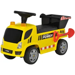 HOMCOM Sitzbagger für Kinder Metal, PP-Kunststoff