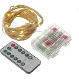 MARELIDA LED Lichterkette Seil Jute 2 m warmweiß