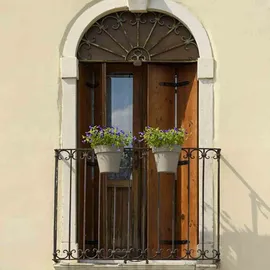 Euro3Plast Balkon-Hängetopf UP Ø 25 x 20 cm anthrazit