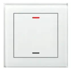 MDT BE-GTL10W.01 KNX Glastaster II Light 1-fach, RGBW, Weiß, Neutral BEGTL10W01