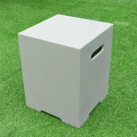 ELEMENTI Abdeckung für 5 kg Gasflasche 40 x 40 x 51 cm Beton Grau
