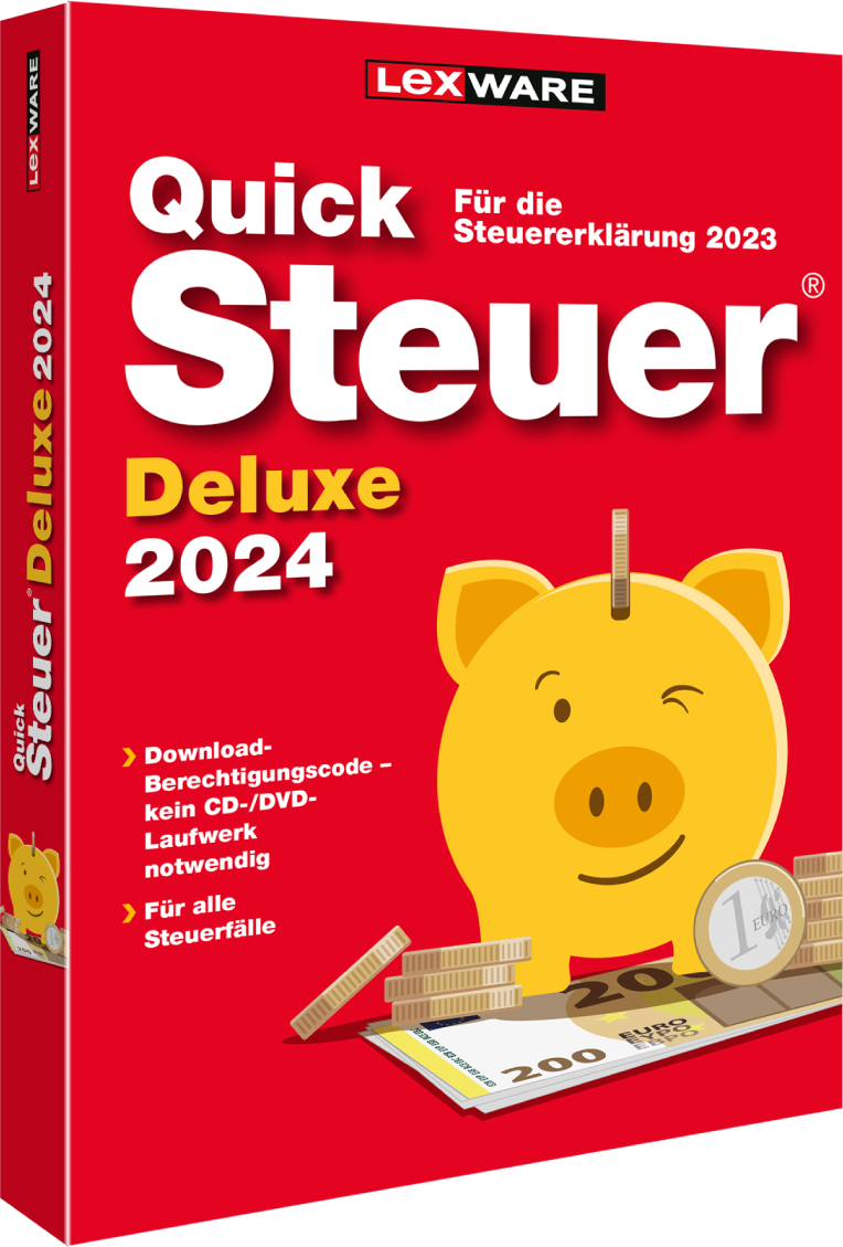 Lexware QuickSteuer Deluxe 2024 Download Software
