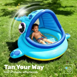 Joyin Wal Baby-Pool 1,42 x 1,37 x 0,71 m (1)