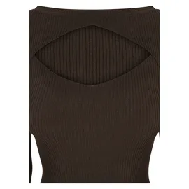 URBAN CLASSICS Cut Kleid Brown M