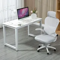 gihauvia Schreibtisch 120 x 60 cm Weiß