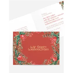 Einladungen Weihnachtskarten selbst gestalten mit Spruch und Fotos im Onlinedesigner bei Meine-Kartenmanufaktur.de