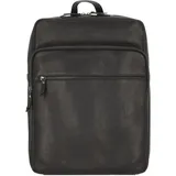 Burkely Rucksack Leder schwarz