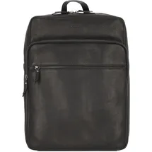 Burkely Rucksack Leder schwarz