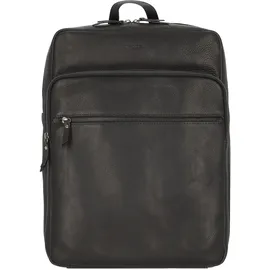 Burkely Rucksack Leder schwarz