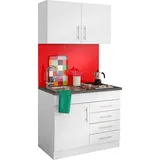 kochstation Pantryküche »KS-Toledo«, mit E-Geräten, Breite 100 cm
