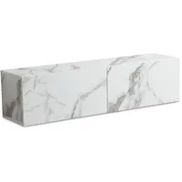 KADIMA DESIGN Lowboard Hängend Marmor-Optik 120x30x30 cm TV-Schrank, Design