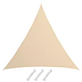 AMANKA UV Sonnensegel Wasserdurchlässig 8x8x8 Dreieckig - Sonnenschutz Garten Terrasse