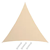 AMANKA UV Sonnensegel Wasserdurchlässig 8x8x8 Dreieckig - Sonnenschutz Garten Terrasse