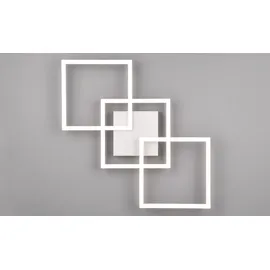 Trio Trail 1 LED Deckenleuchte 74 x 7 cm weiß matt