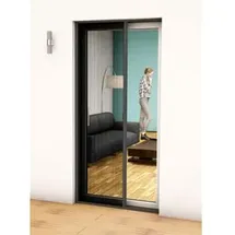 Hecht Alu Plissee Tür Professional 125 x 220 cm anthrazit