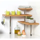 5five simply smart Eckregal 38,5 x 45 x 43 cm Braun