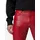 Ricano Lederhose No. 3 TR Slim Fit rot 36