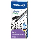 Pelikan Tintenschreiber Inky 273, schwarz, 10 Stück in Faltschachtel