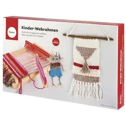 Holz Kinder-Webrahmen, 18,5 x 29 cm