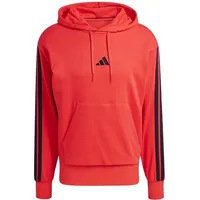 Adidas Herren Kapuzensweat Essentials 3-Streifen, PURRUB/BLACK, XXL