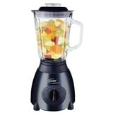 Standmixer Edelstahl Glas Mixer Smoothie Maker 1,5L Blender 500W schwarz Elta