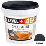 LEVEL+ Dachfarbe elastische Dicht-Polymermembrane L+46 Anthrazit 1,5 kg